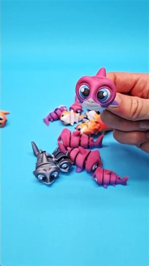 3D Print - Flexi Mini Shark (Baby Shark)