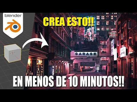 HOW TO CREATE REALISTIC STREETS AND CITIES IN BLENDER WITHOUT COMPLICATING YOUR LIFE!! IT'S EASY!!