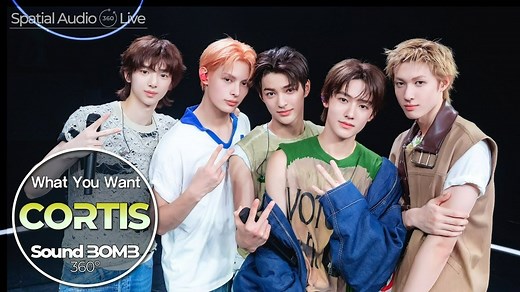 【CORTIS】超清中字！出道第2天的新人现场和观众全都拿下了✨What You Want｜空间音效🎧Live｜SoundBOMB360˚
