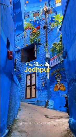 Lost in the Blue City. 💙 #exploreindia #incredibleindia