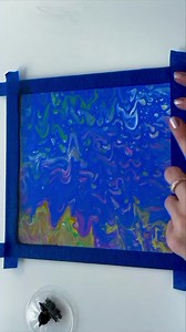 Super easy 3D Fluidart #acrylicpouring #painting #3D #art | Mii.paintings | Facebook