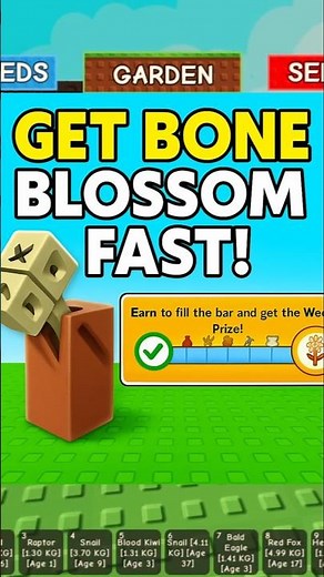 How To Get Bone Blossom Really Fast..!