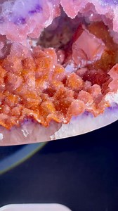 35K views · 2.5K reactions | Bright druzy geode | Appreciation of Rough Crystal | Facebook