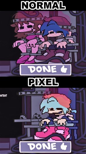 FNF - BF VS BF PIXEL [Mod Menu] (FNF OFICIAL | MOD) #shorts