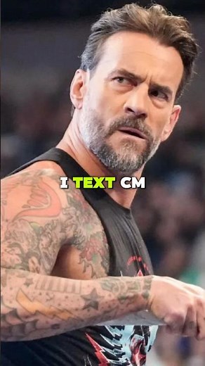 Baron Corbin texting CM Punk & Finn Balor, “Check THIS out!”