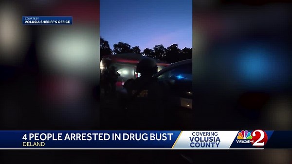 4 people arrested in Volusia County drug bust