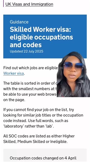 This is the official UK Skilled Worker eligible occupations list, it shows which job codes are eligible for sponsorship and which ones aren’t. But here’s the part people miss: Eligible job ≠ guaranteed sponsorship. You still need a UK-licensed sponsor, the right SOC code match, and a salary that meets Skilled Worker rules. That’s exactly what our Visa Sponsorship Program helps you do. Inside this program, we help you: 1. Match your experience to the right eligible occupation code (so you don’t a