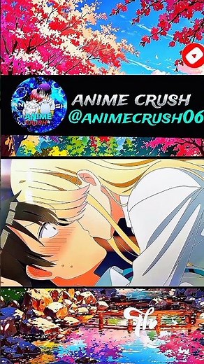 watari kun x satsuki very cute kiss 😘😘 #anime #shorts #viral