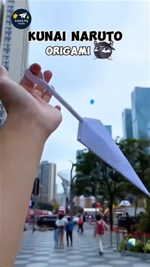 how to make shooting paper kunai , Naruto paper kunai tutorial #shorts #origami