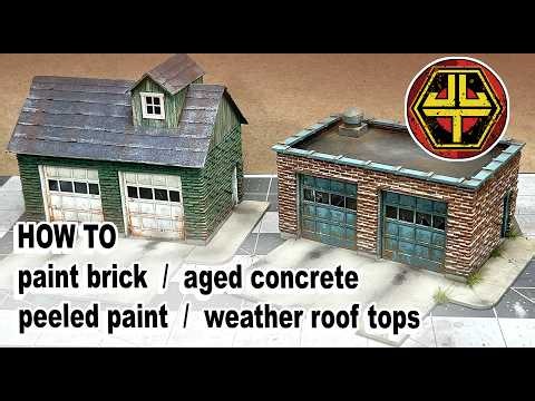 Modeling a 2 car garage for our model railroad layout