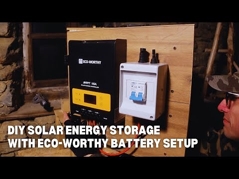 DIY Solar Energy Storage with Eco-Worthy Battery Setup | Off-Grid Energy System