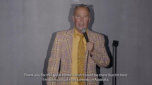 My acceptance speech, from Australia, on winning Best Actor award for The Road Dog at the 2023 Hollywood Reel Independent Film Festival | Doug Stanhope