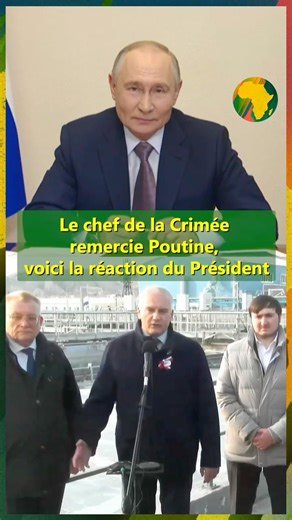 The Crimean leader thanks Putin; here is the President's reaction