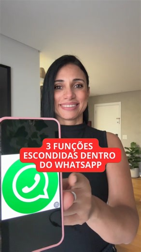3 Funções escondidas dentro do seu WhatsApp! #dica #celular #whatsapp | ElliTech Dicas