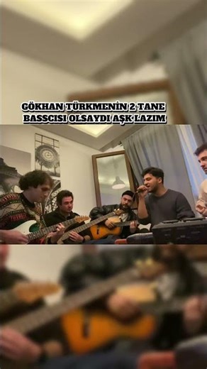 2 TANE BAS GİTAR ÇALDIK ÇOK TEHLİKELİ OLDU GÖKHAN TÜRKMEN AŞK LAZIM #shorts
