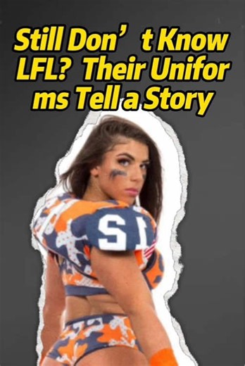 Still Don’t Know LFL? Their Uniforms Tell a Story! Tap In — You’ll See Why!#lfl #lflfootball #amricanfootball #sports#usa