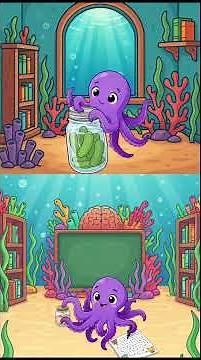 [Sea Friends] - Meet the Smart Octopus! 🐙 | Ocean Animals for Kids #octopus #seacreatures #kids