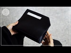 Making a simple handmade clutch bag