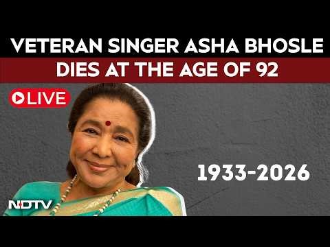 Asha Bhosle Dies | Asha Bhosle Dies At 92 | Legendary Singer Asha Bhosle No More | Asha Bhosle News