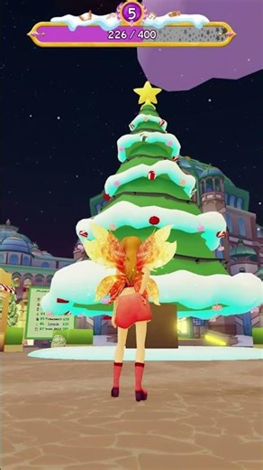 Alfea cubierta de nieve es pura magia. ✨❄️ #shorts | Winx Club: Magix, Official Roblox Gameplay