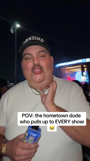 POV: The Hometown Dude Pulling Up to Every Show 😂