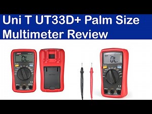 UNI T UT33D+ Palm Size Multimeter Review || Azhar Electronics