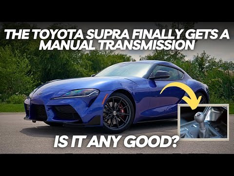 The Toyota Supra FINALLY Gets a Manual Transmission in 2023. Is it Any Good?