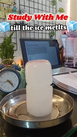 Priyanshi Agarwal on Instagram: "Day 28/60 Study Hard Challenge 🧊✨ Study with me till the ice melts ❄️ Sometimes the smallest challenges make you sit longer and push a little harder 💪 Save this reel for when you need that extra push to stay consistent 📚 Follow @iamsimplypriyanshi to join the #60DaysStudyHardChallenge 🩷 --- study till ice melts, 60 day study challenge, focus challenge for students, real study vlog, consistency and discipline, study motivation reel, simply priyanshi, study wit