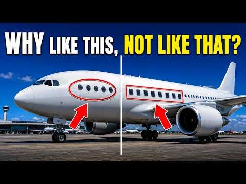 The Hidden Reason Airplane Windows Are Round | Not Rectangular