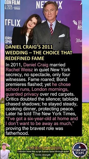Daniel Craig’s 2011 Wedding – The Choice That Redefined Fame