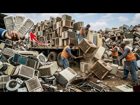 This Scrap AC Secret Will Shock You 😳 99.9% Pure Silver Inside! Full Recycling Process