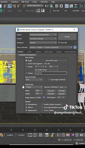 3ds Max Tutorial for Interior Design with Omar Abdelnasser