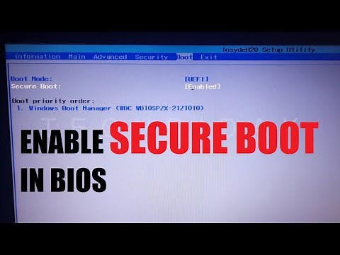 Cara Aktifkan (Enable) Secure Boot di BIOS