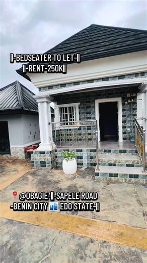 Bedseater to Let Obagie-Sapele Road Benin City — Rent 250K