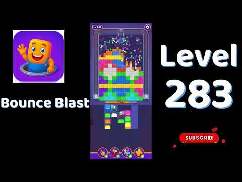 Bounce Blast Level 283 Walkthrough 🎮💥 | Tricky Ball Puzzle Solution | Go Answer