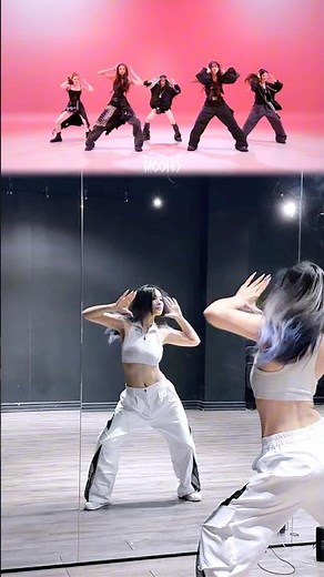 MEOVV(미야오) 'BURNING UP' Dance Tutorial 0.75x Speed Mirror