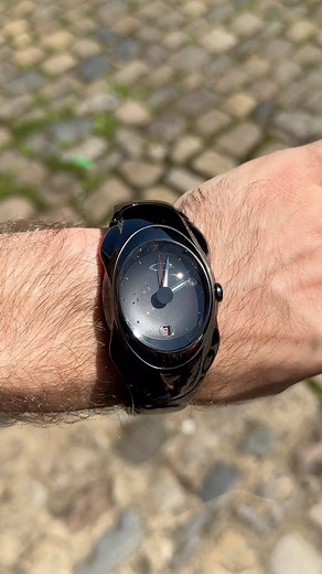 holsales.com on Instagram: "1998 Oakley Ion Plated Iridium Black Stainless Steel Time Bomb Watch - Online “Cradled in a sculptural metal casing, the Oakley Inertial Generator converts human motion into electrical current. The spin of a precision flywheel mechanism, the O Engine, charges a lithium capacitor that powers the chronometer. Proprietary World Movement assimilates critical technologies on a global level, combining innovations in gearing, bearings and microcircuitry to produce a time mac