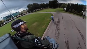 How Well Can a Cop in a Jet Suit Hold Up Against Threats?
