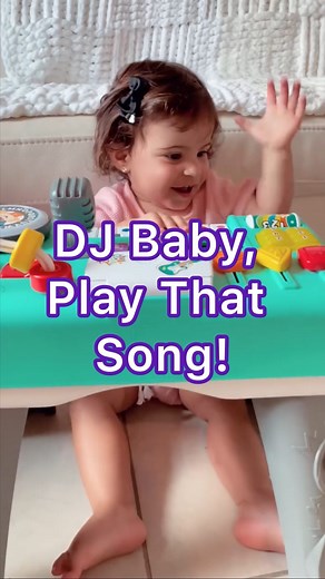 Fisher-Price | Rock out those fine motor skills to the freshest beats with the Laugh & Learn® Mix & Learn DJ Table™! Link in bio 💜 🎥: @eliloveforbeauty... | Instagram