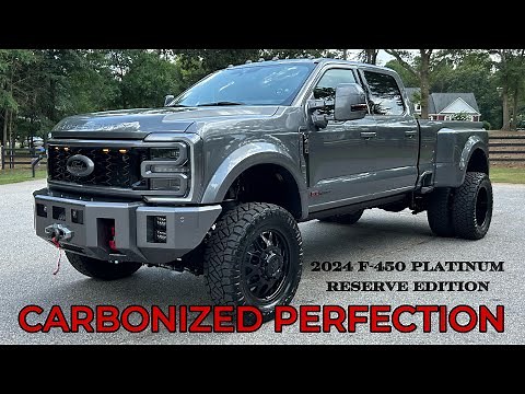 2024 Ford F450 Platinum RESERVE Carbonized Gray 6" LIFTED CUSTOM Super Duty