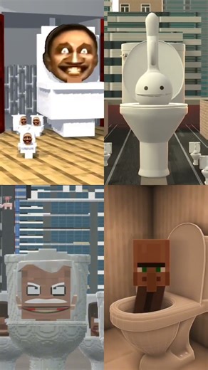 Skibidi Toilet mega battle minecraft #skibiditoilet #minecraft