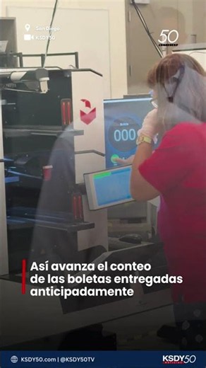 Así avanza el conteo de las boletas entregadas anticipadamente en el Registro de Votantes