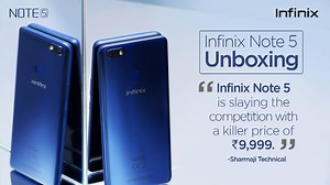 48K views · 51 shares | "Infinix Note 5 is slaying the competition with a killer price of ₹9999, 4500mAh battery, 16MP AI selfie & smooth user experience which Android One brings on the table" Sharmaji Technical unboxes new Note, #InfinixNote5. Watch the video to know more: https://goo.gl/HTqiFq #BeyondIntelligent #InfinixIndia #GameChanged | Infinix Mobile | Facebook