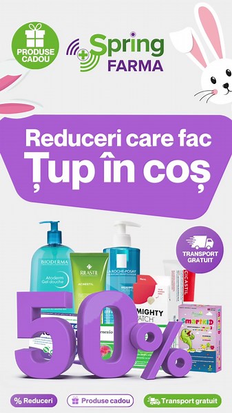 Reduceri care fac țup în coș pe SpringFarma.com!