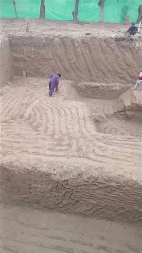 Basement Excavation with compection #construction