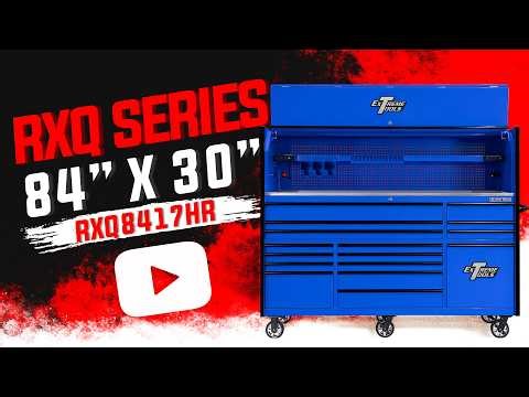 Extreme Tools RXQ8417HR 16 Drawer Roller Cabinet & Hutch Combo