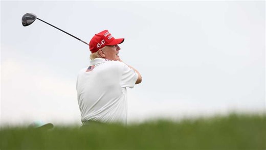 Trump visits Scotland to unveil a new golf course