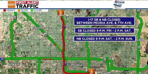 Hitting the road? Here’s which Phoenix-area freeways will be closed for construction