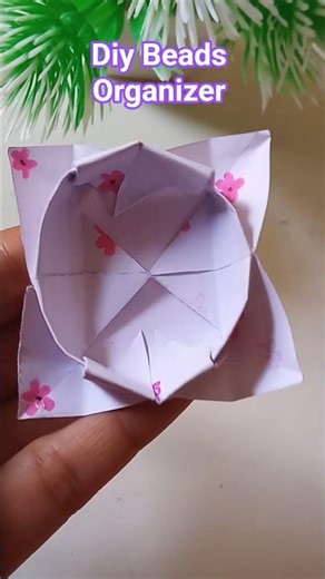 Aesthetic Paper Organizer for Beads & Jewelry ✨ DIY Cute Craft Ideas #viralshort #shorts #handmade