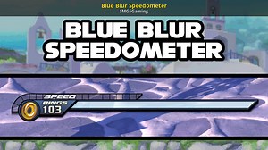 Blue Blur Speedometer Mod for Sonic Generations (2011) | Gens Mods